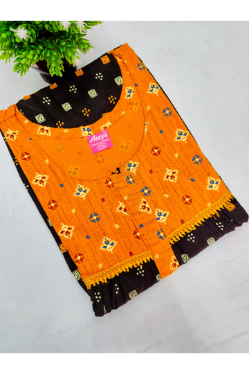 Elegant Zip-Front Pure Cotton Nighty