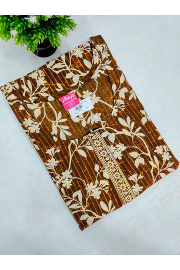 Elegant Zip Nighty – Jyothi Cotton Breeze