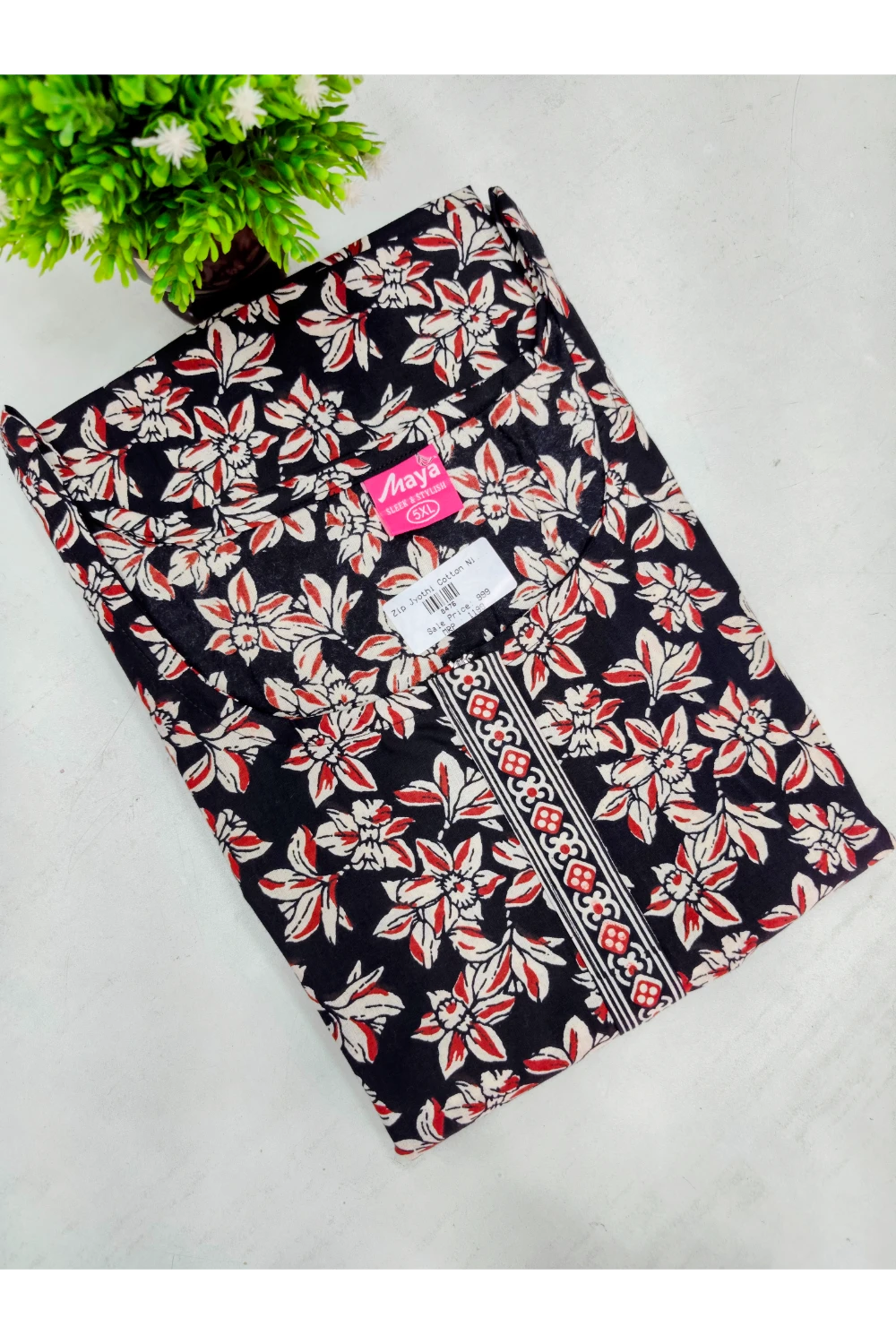 Elegant Zip Nighty – Jyothi Cotton Breeze