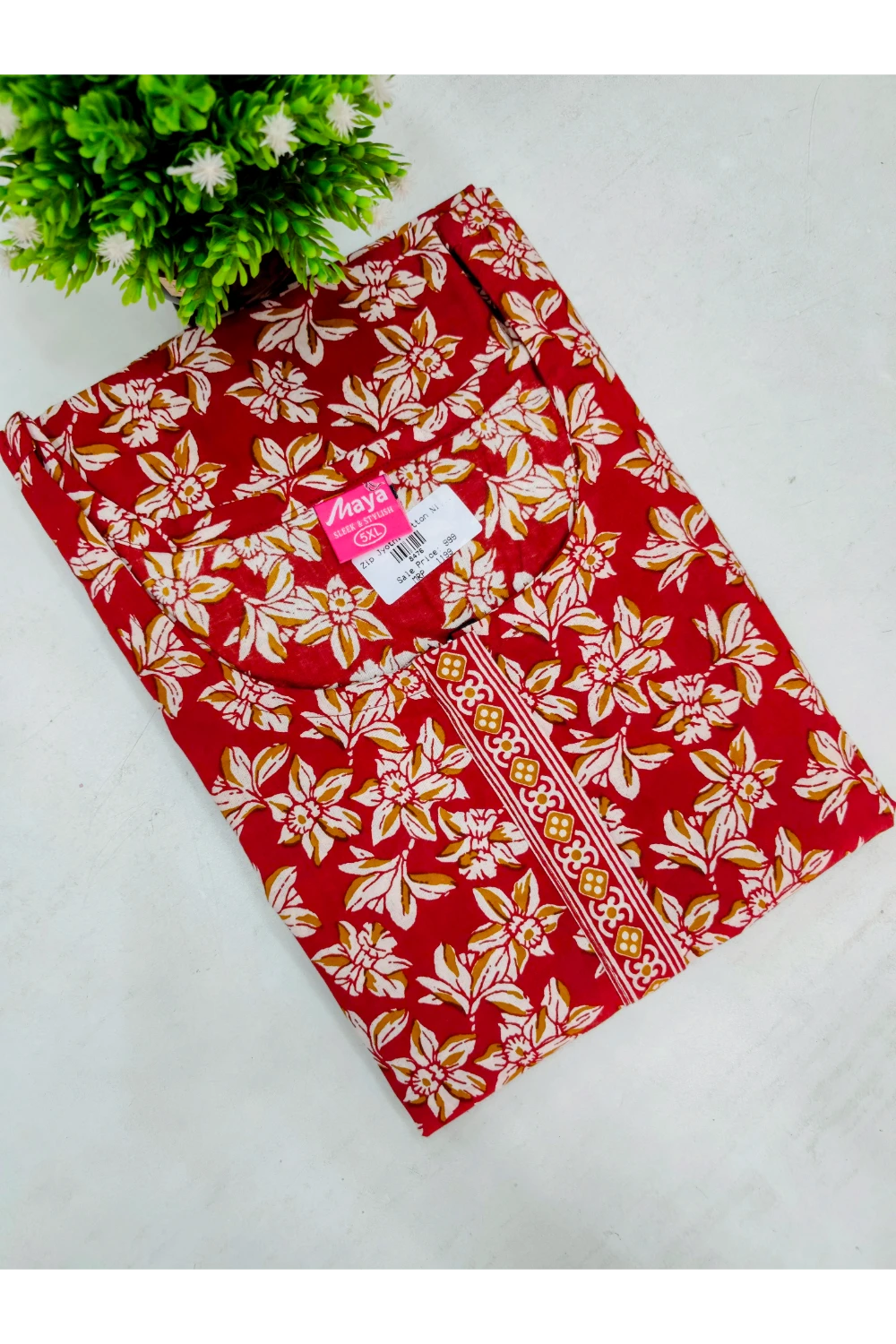 Elegant Zip Nighty – Jyothi Cotton Breeze