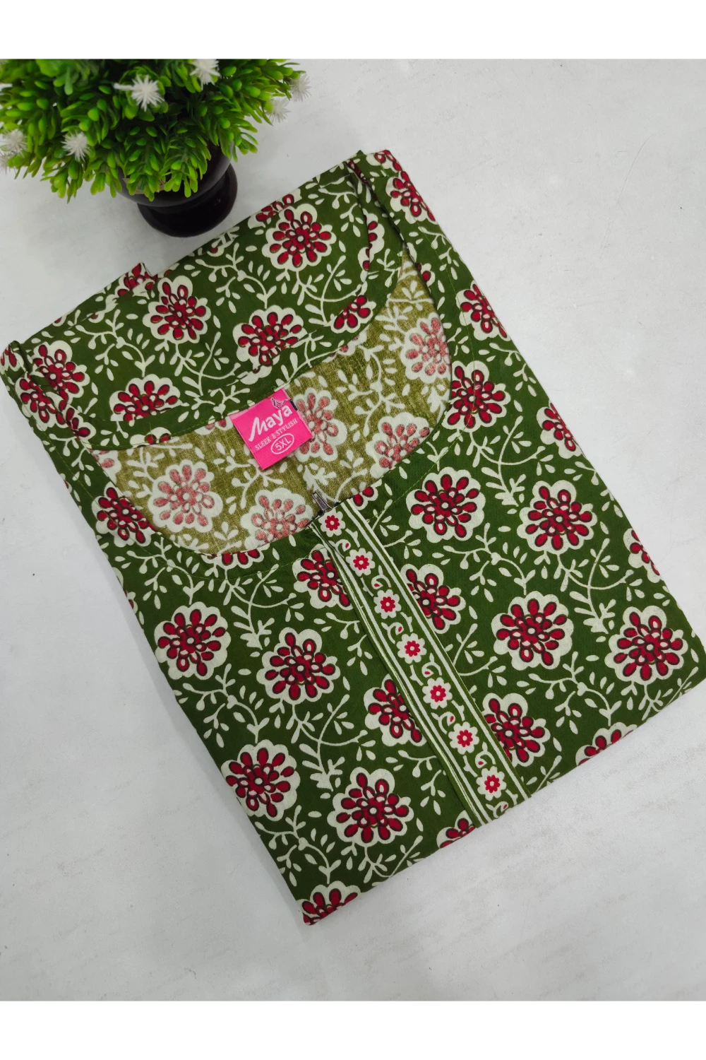 Elegant Zip Nighty – Jyothi Cotton Breeze