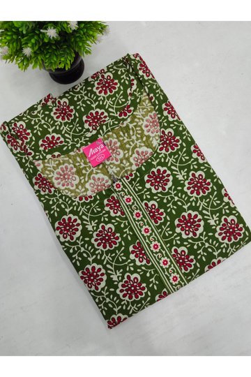 Elegant Zip Nighty – Jyothi Cotton Breeze