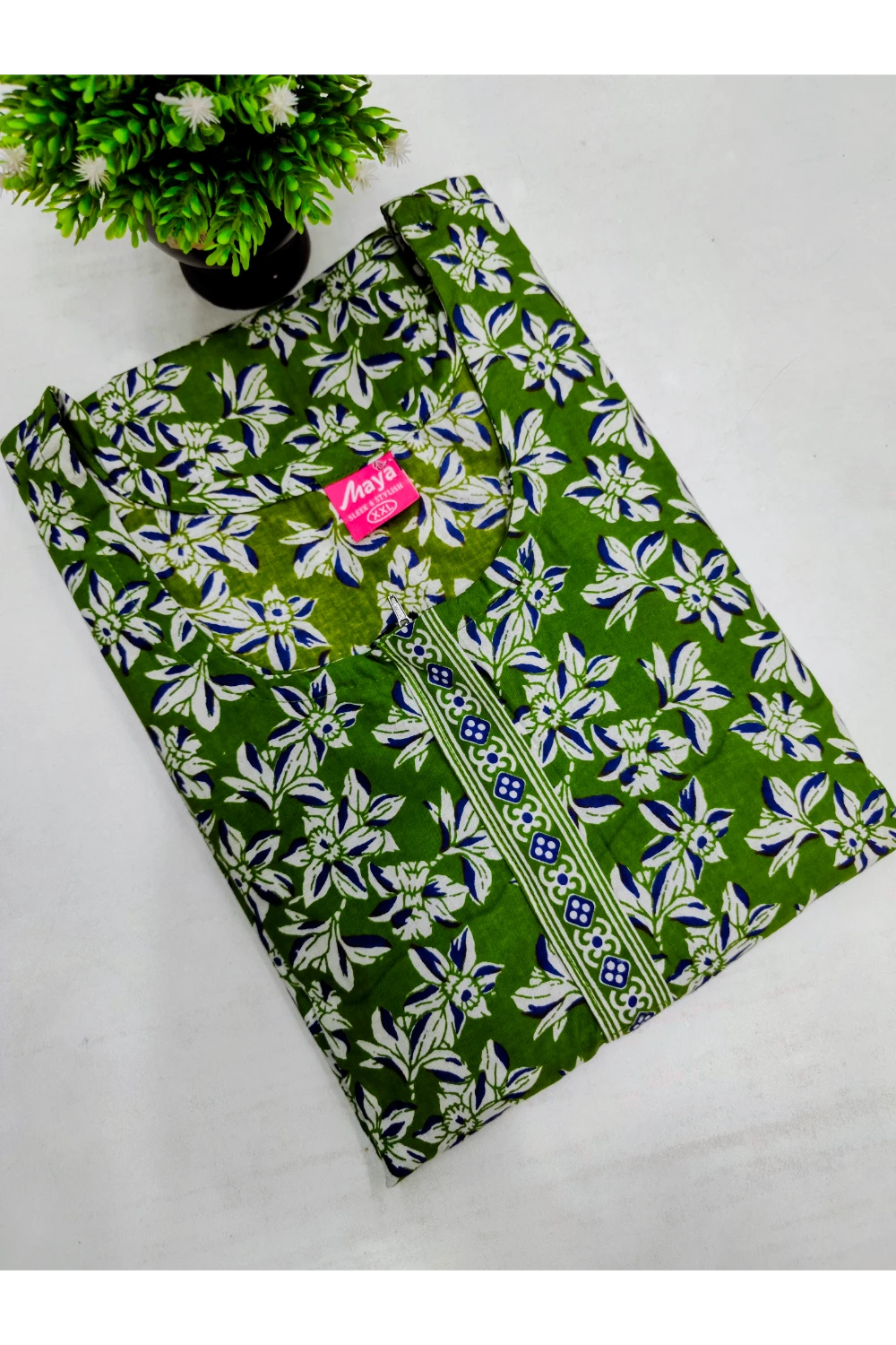 Elegant Zip Nighty – Jyothi Cotton Breeze