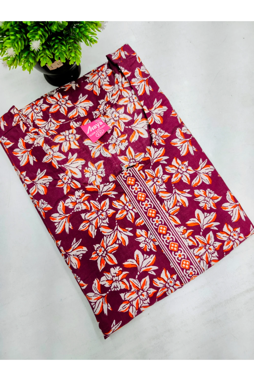 Elegant Zip Nighty – Jyothi Cotton Breeze