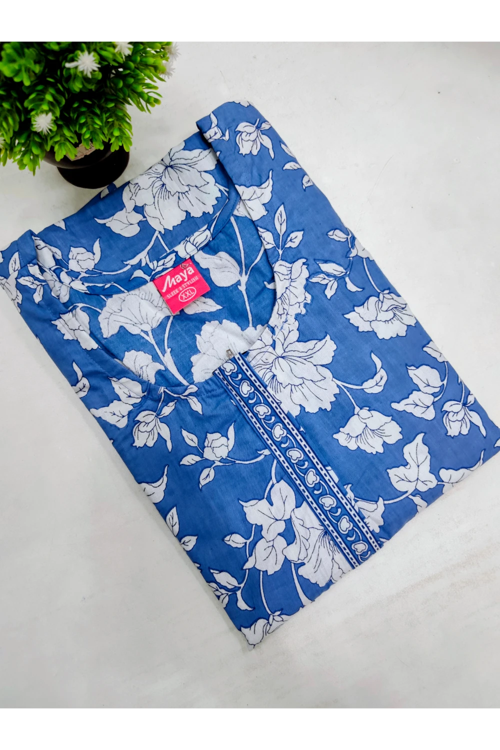 Elegant Zip Nighty – Jyothi Cotton Breeze