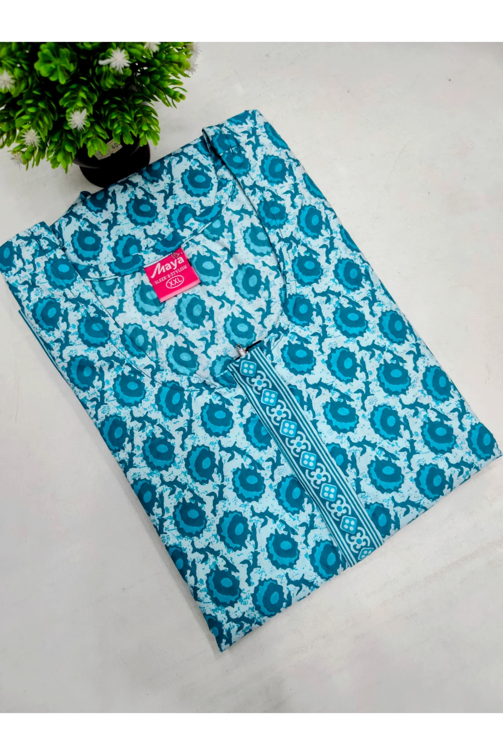 Elegant Zip Nighty – Jyothi Cotton Breeze