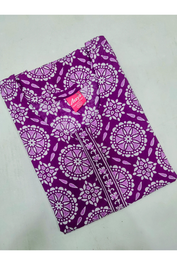 Elegant Zip Nighty – Jyothi Cotton Breeze