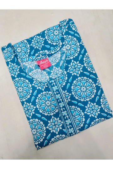 Elegant Zip Nighty – Jyothi Cotton Breeze