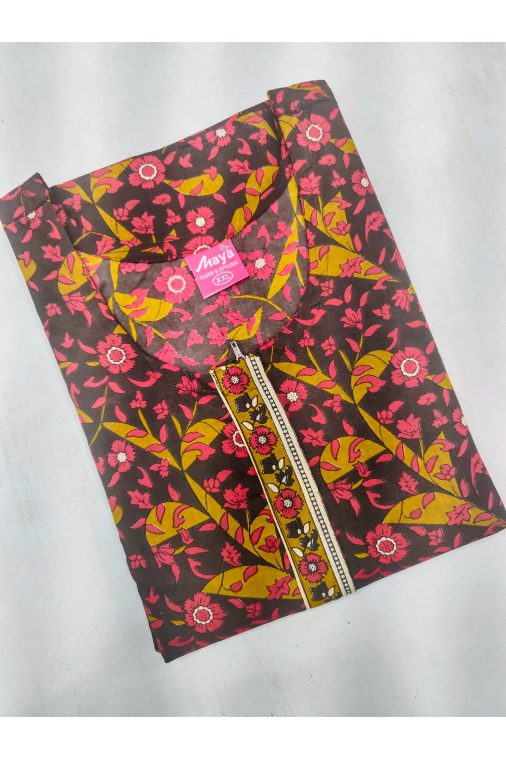 Elegant Zip Nighty – Jyothi Cotton Breeze