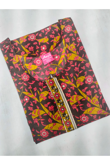 Elegant Zip Nighty – Jyothi Cotton Breeze