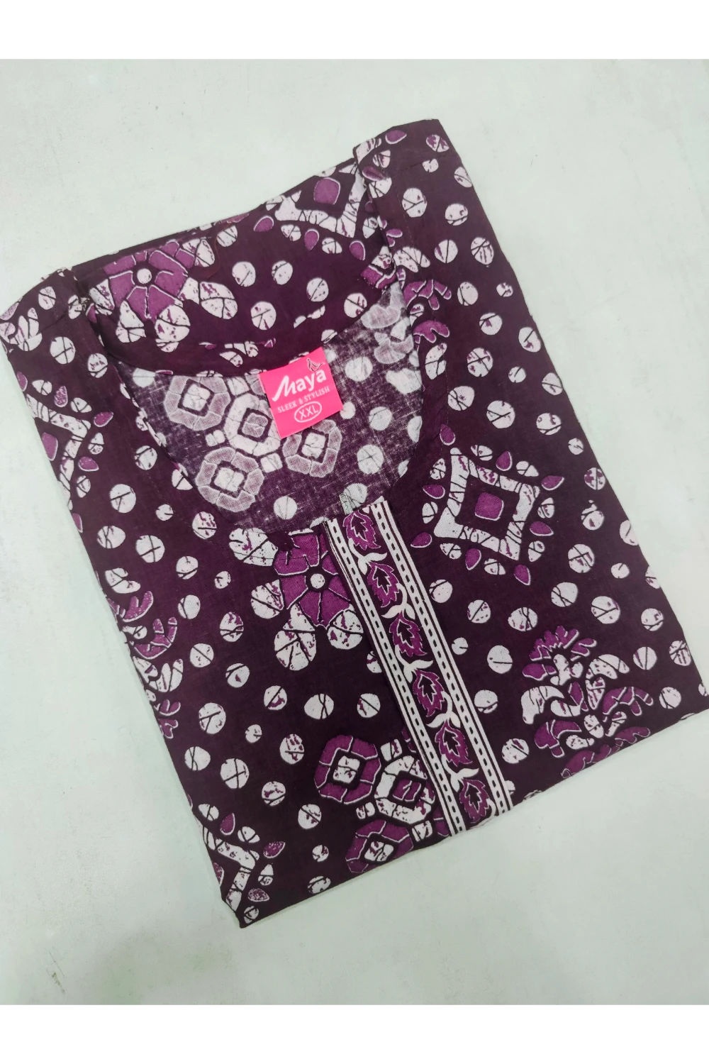 Elegant Zip Nighty – Jyothi Cotton Breeze