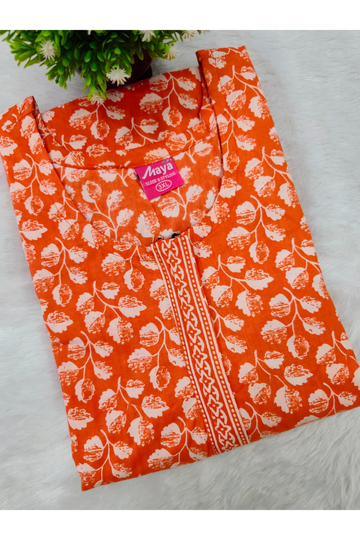 Elegant Zip Nighty – Jyothi Cotton Breeze