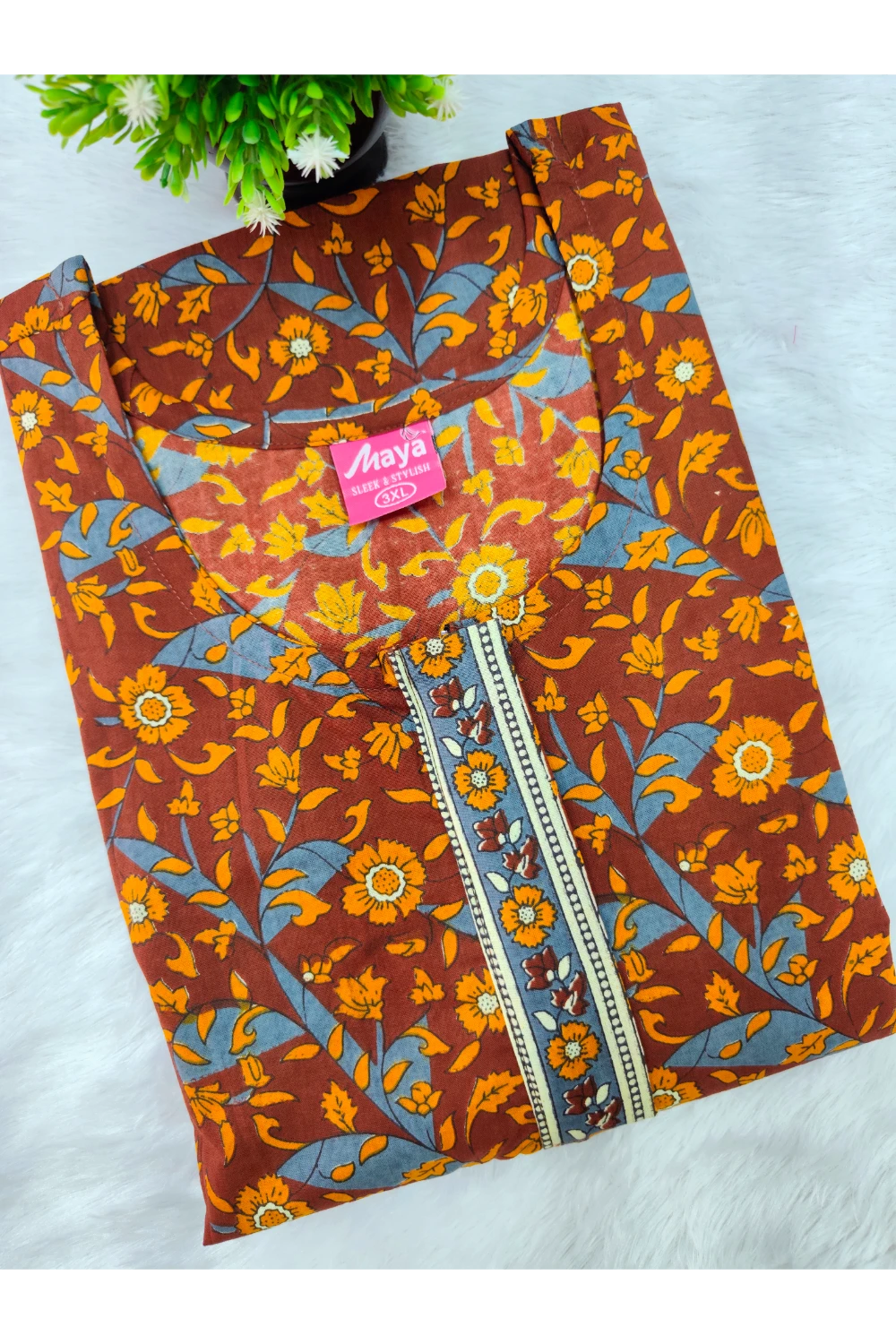Elegant Zip Nighty – Jyothi Cotton Breeze