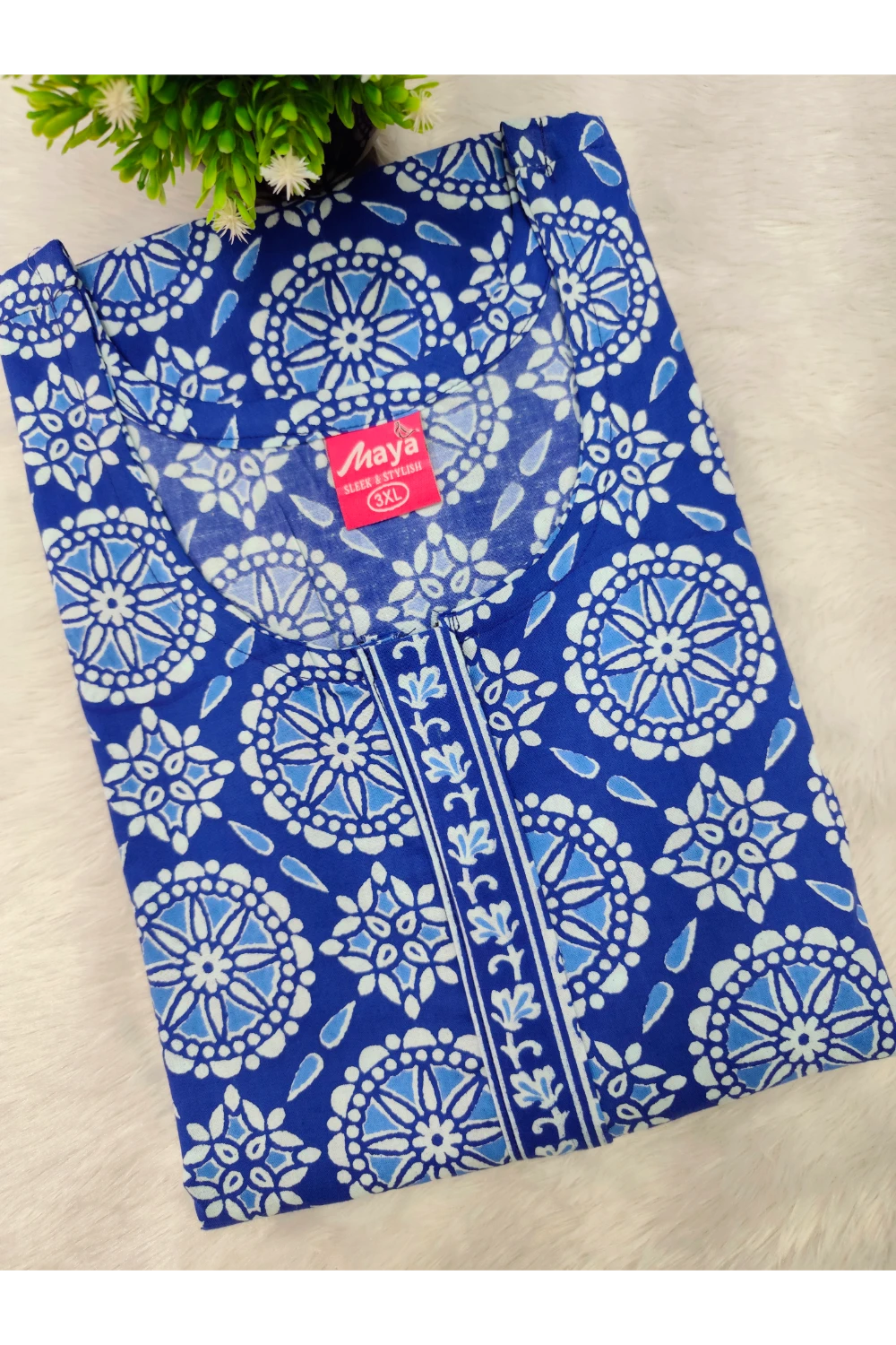 Elegant Zip Nighty – Jyothi Cotton Breeze