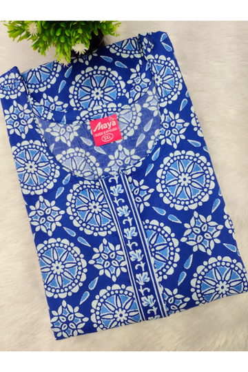 Elegant Zip Nighty – Jyothi Cotton Breeze