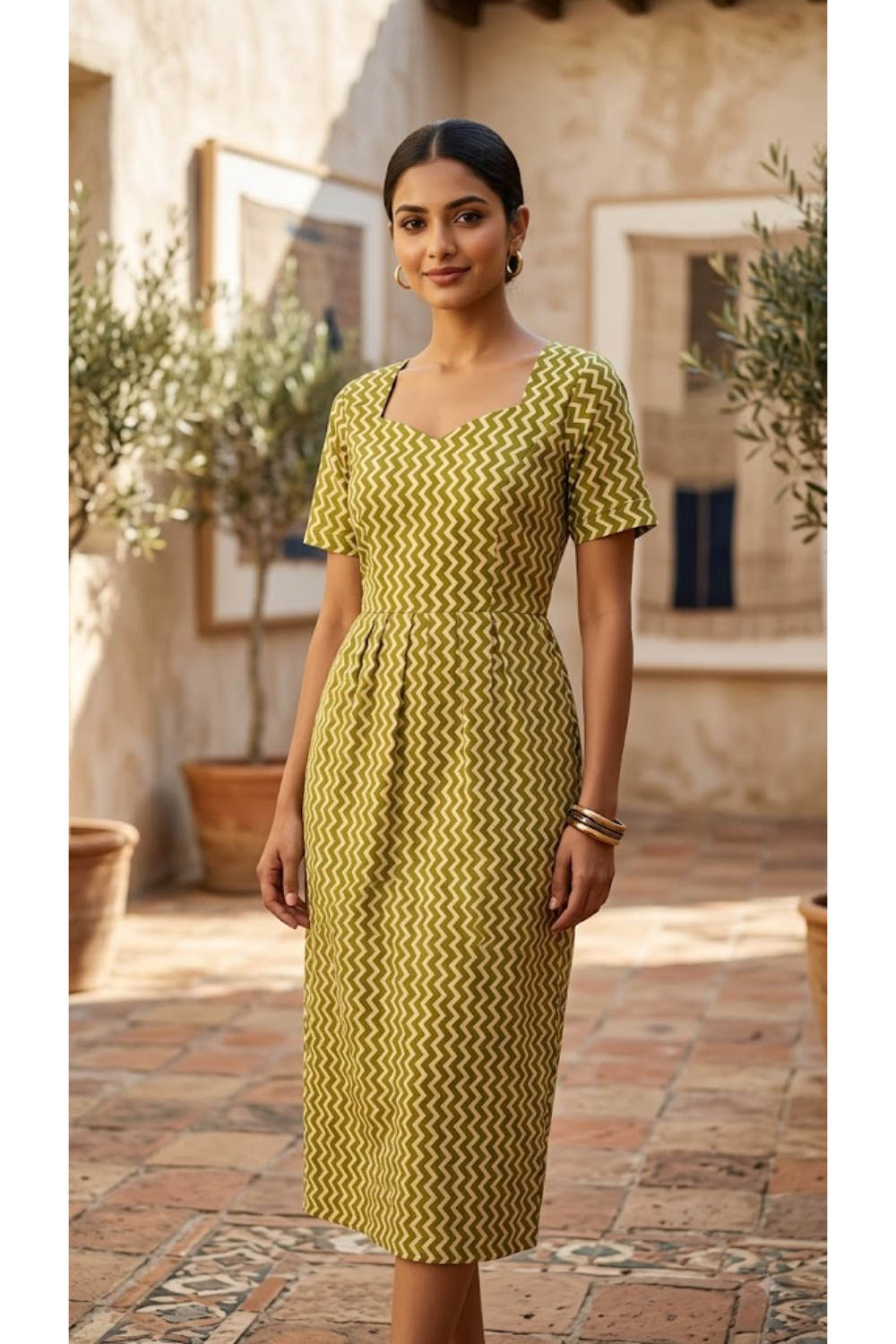 Luxury Feeding Cotton Kurti with Side Zip – Stylish & Practical Maternity Wear