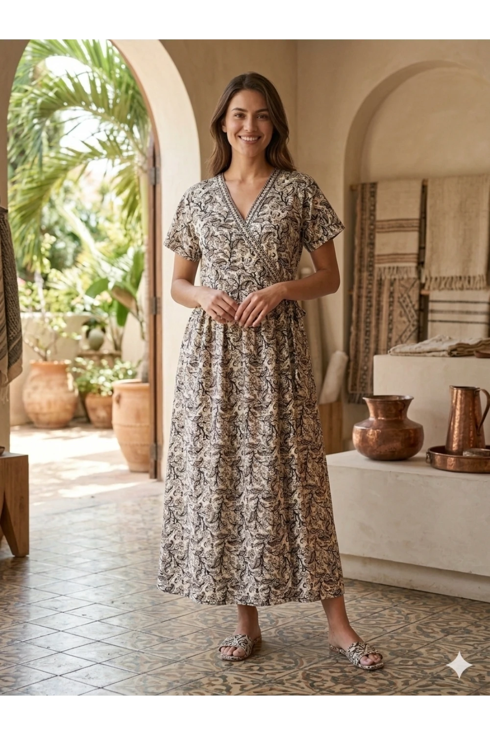 Zipless Pure Cotton Nighty for Women – Soft & Comfortable Wear