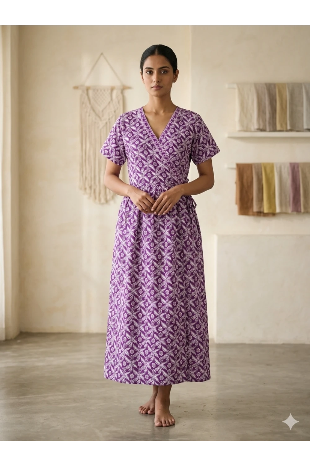 Zipless Pure Cotton Nighty for Women – Soft & Comfortable Wear