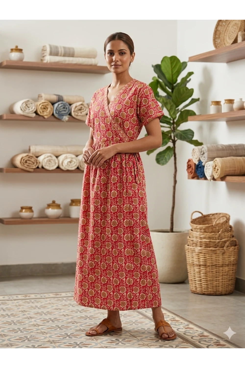 Zipless Pure Cotton Nighty for Women – Soft & Comfortable Wear (Copy)