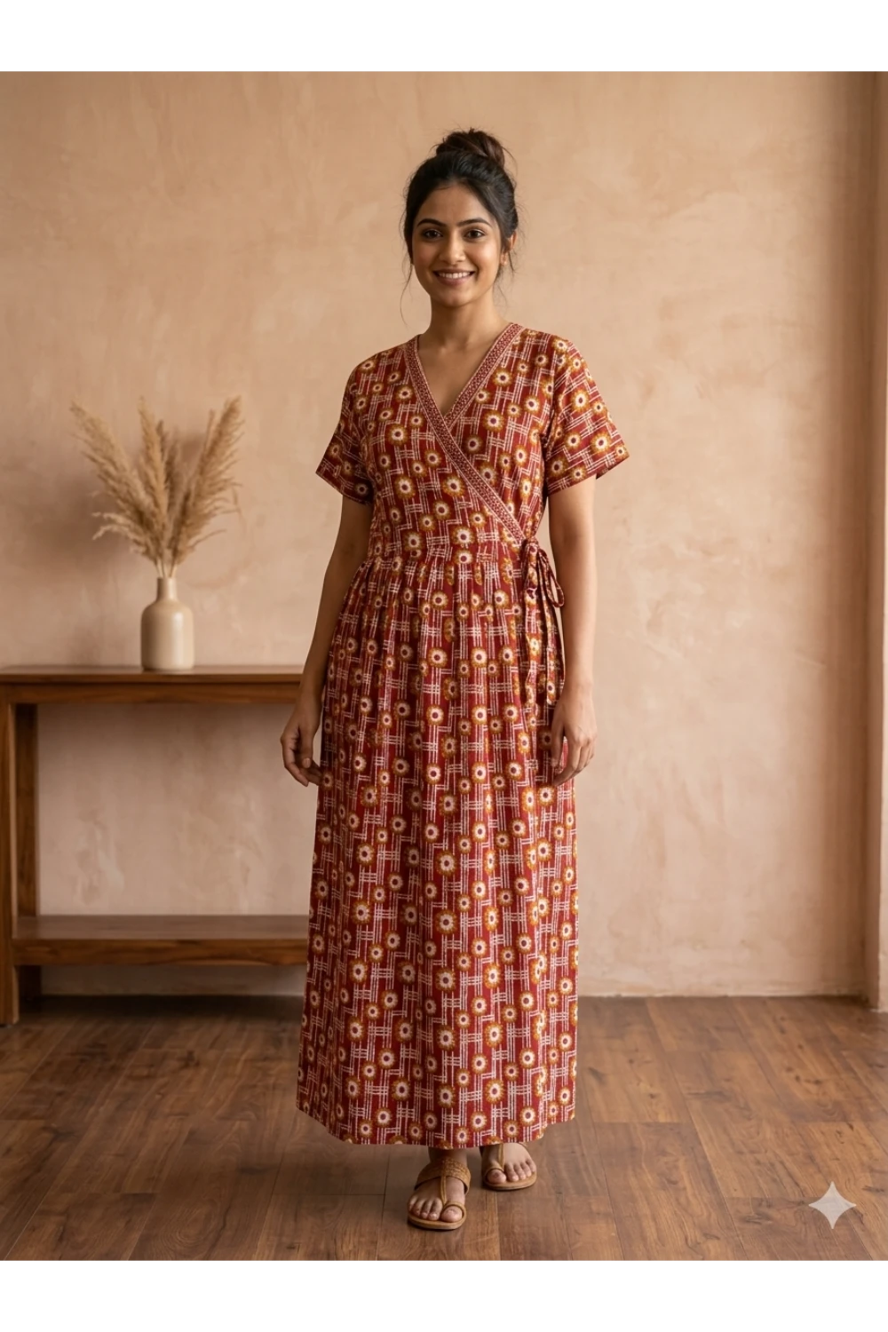 Zipless Pure Cotton Nighty for Women – Soft & Comfortable Wear
