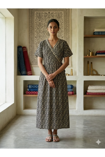 Zipless Pure Cotton Nighty for Women – Soft & Comfortable Wear